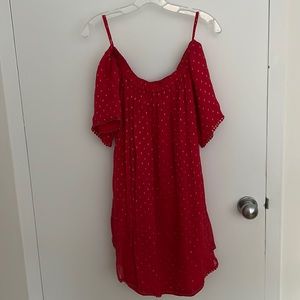 TRYB mini dress, pink, size s, anthropologie